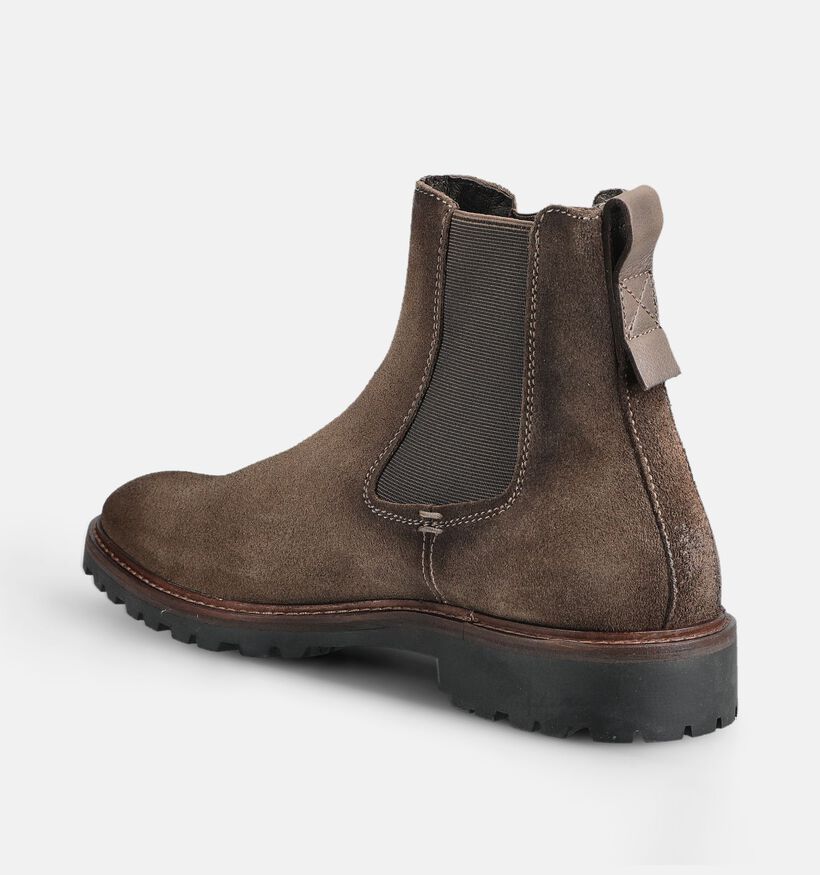 Berkelmans Paletti Bottines Chelsea en Marron pour hommes (379065) - pour semelles orthop&eacute;diques