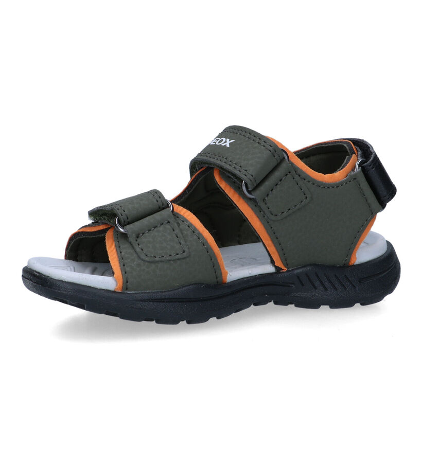 Geox Veniett Sandales en Vert kaki pour garçons (321554)