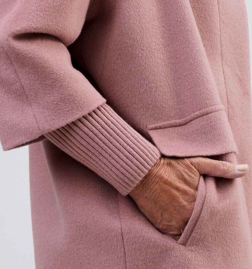 comma Manteau mi-long en Rose pour femmes (332034)