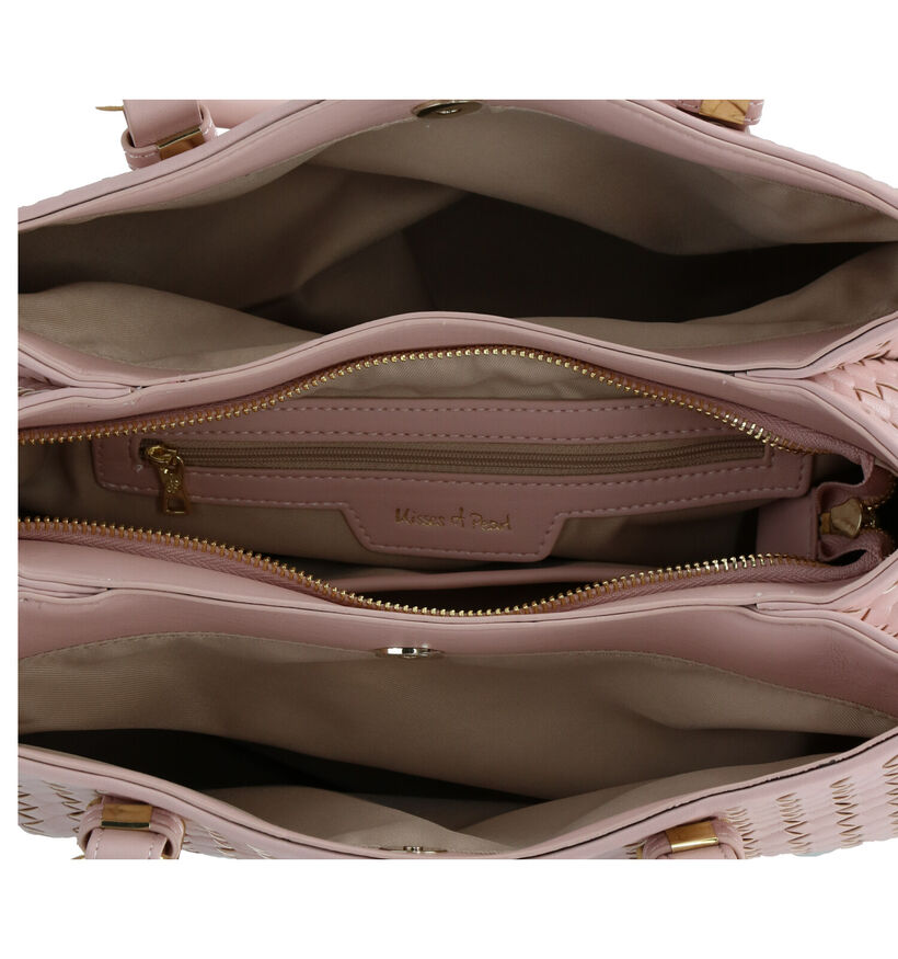 Kisses of Pearl Tess Roze Handtas in kunstleer (290548)