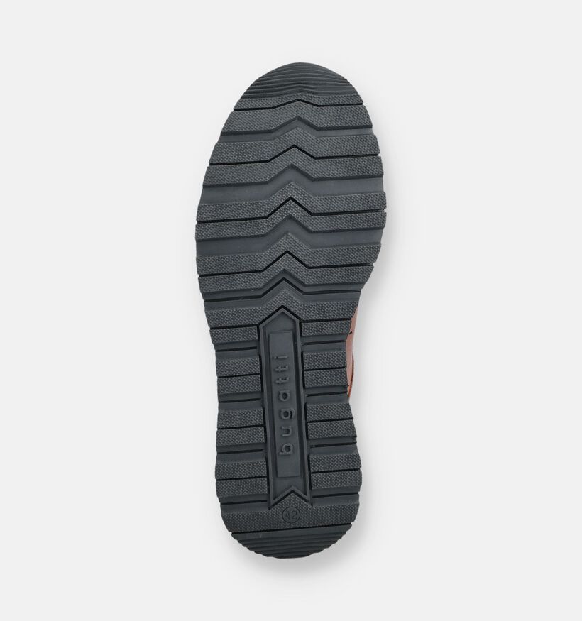 Bugatti Stranger Cognac Schoenen met Veter en Rits voor heren (375968) - geschikt voor steunzolen