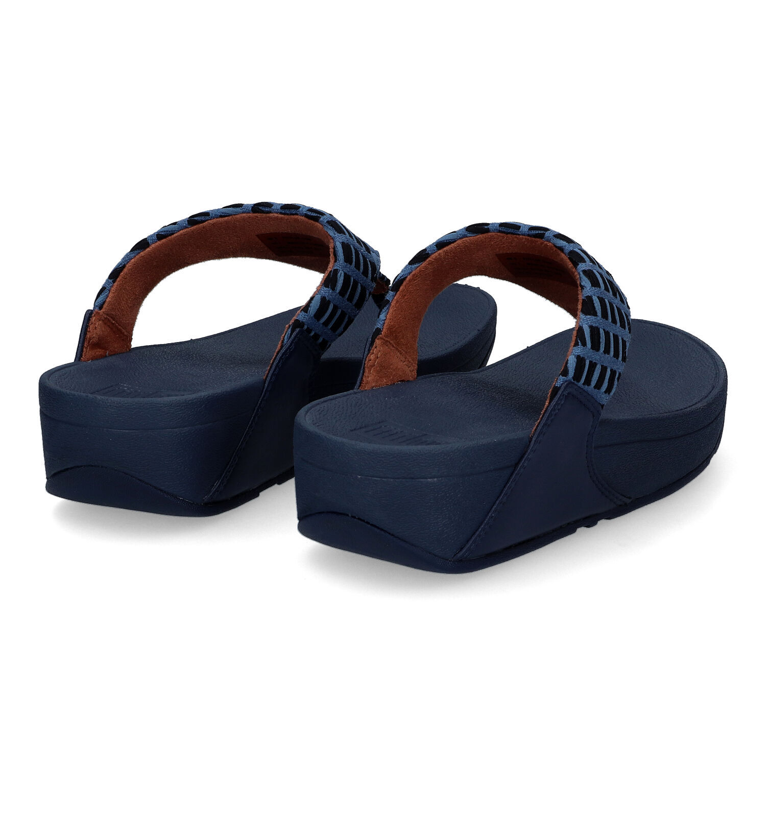 FitFlop Lulu Art Denim Blauwe Teenslippers | Dames Slippers | Online op  TORFS.BE