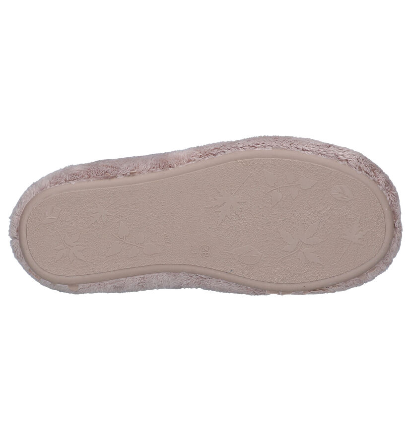 River Woods Beige Pantoffels in stof (298441)