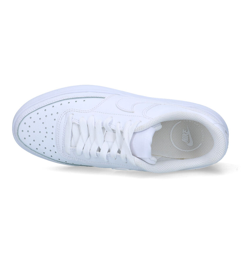 Nike Court Vision Alta Baskets en Blanc pour femmes (324627)