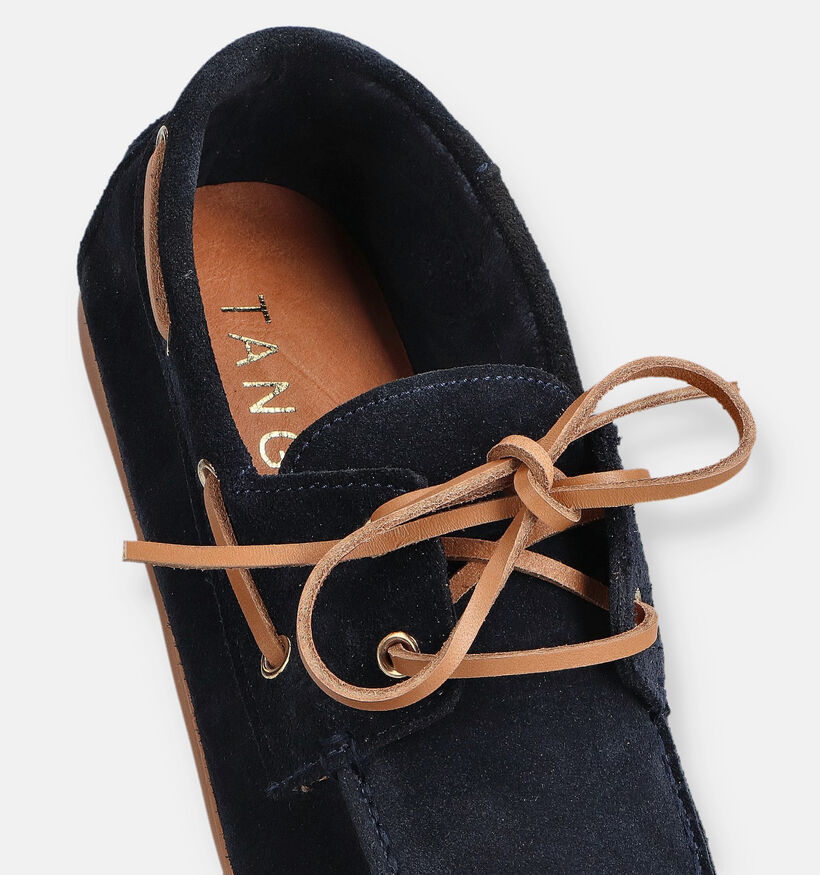 Tango Chaussures bateau en Bleu foncé pour femmes (375016)