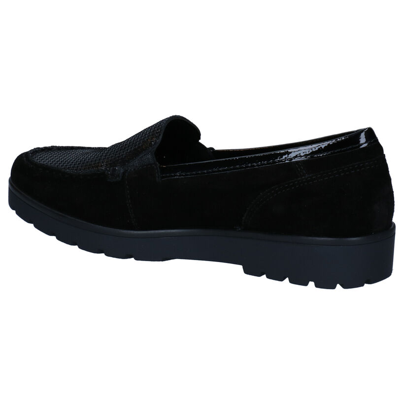 Ara HighSoft Zwarte Mocassins in daim (298955)