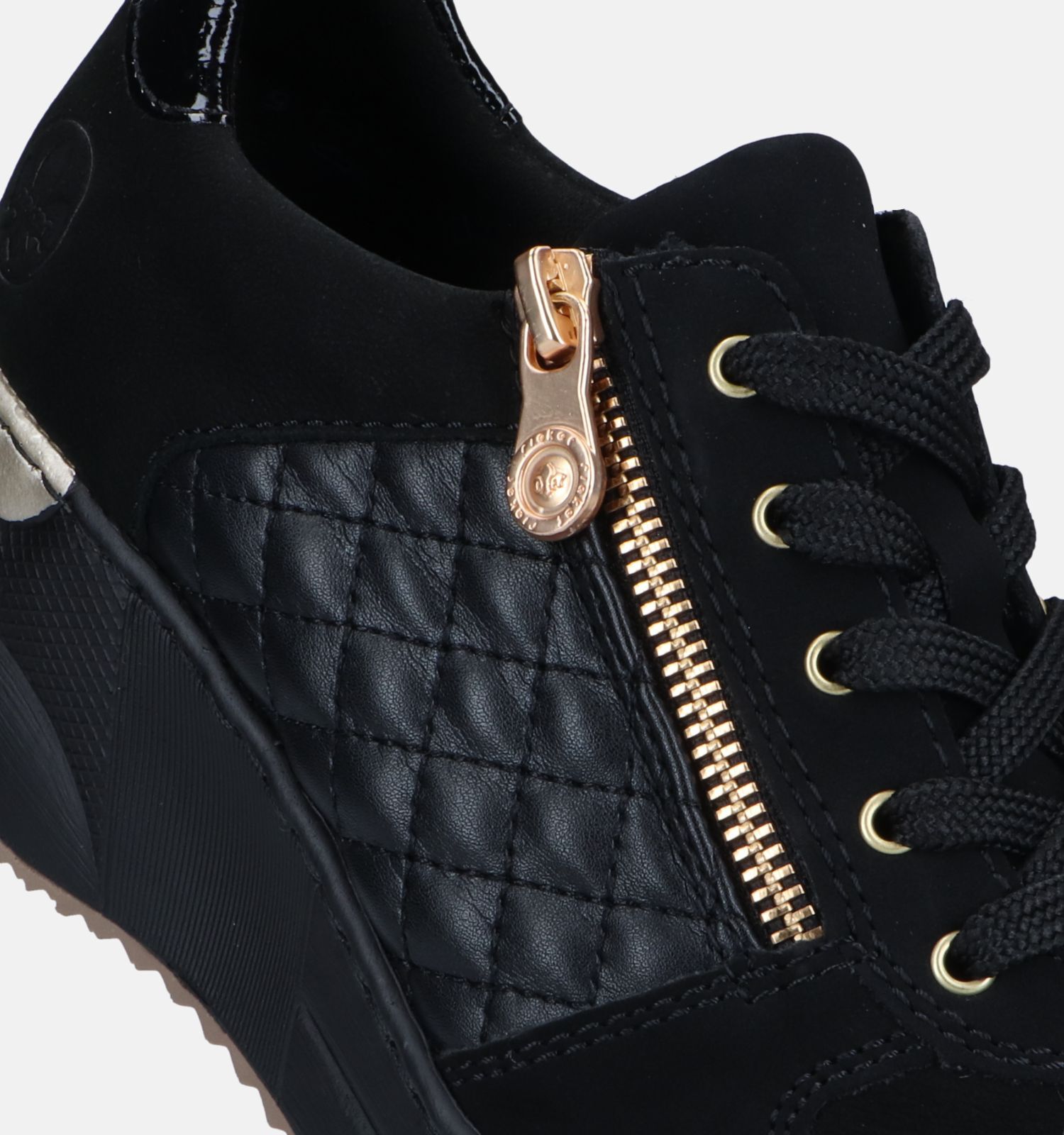 Zwarte wedge sneakers sales