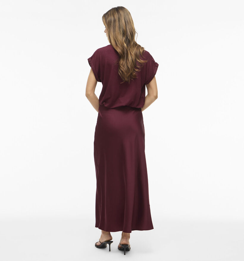 Vila Ellette Bordeaux Midi-Rok voor dames (378451)