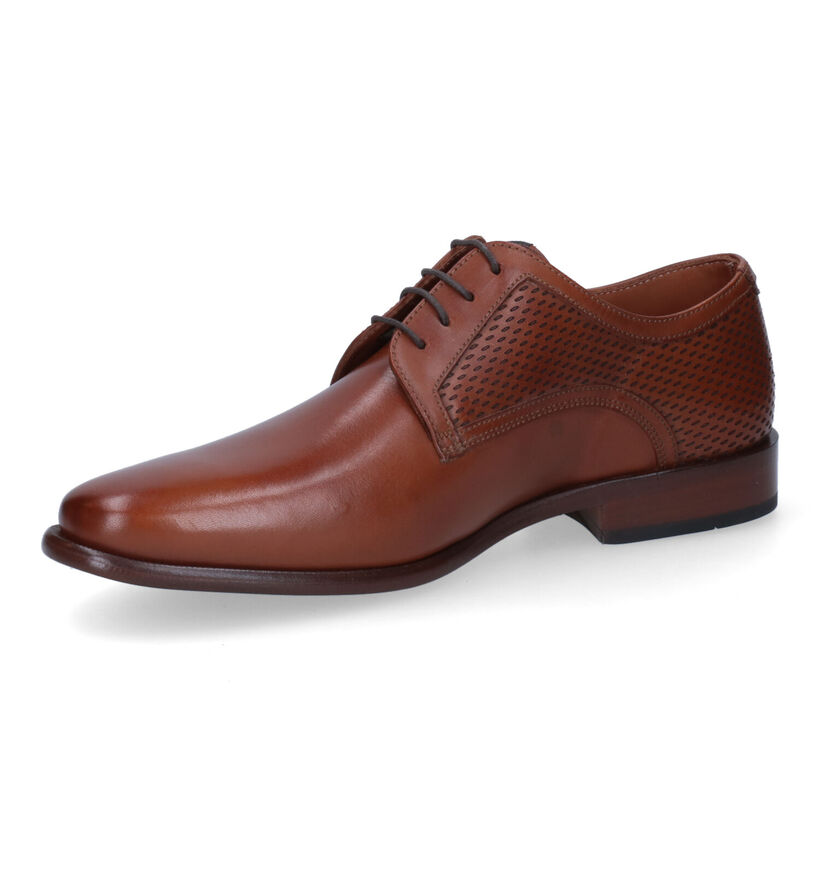 Ambiorix Erasmus-Sup Chaussures à lacets en Cognac en cuir (309586)