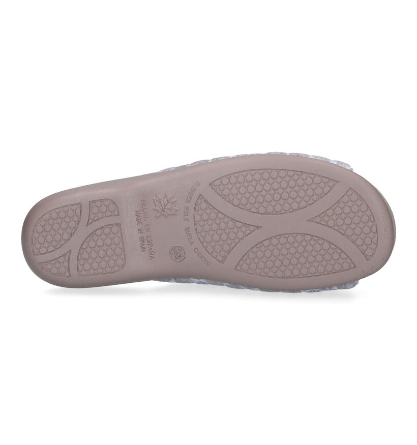 Hush Puppies Dub Pantoufles en Gris en textile (308853)