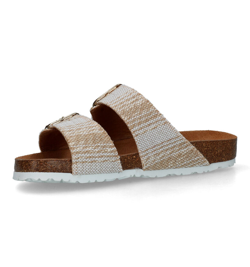 Tamaris Beige Slippers in stof (335129)