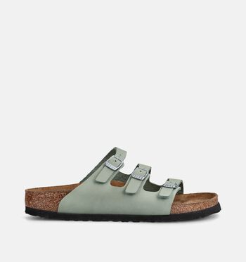 Birkenstock Slippers Soft Pink/Pure Sage