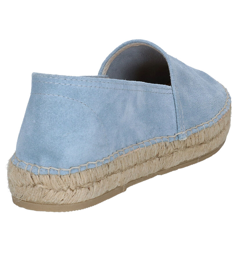 Macarena Elisa Espadrilles en Bleu en nubuck (289983)