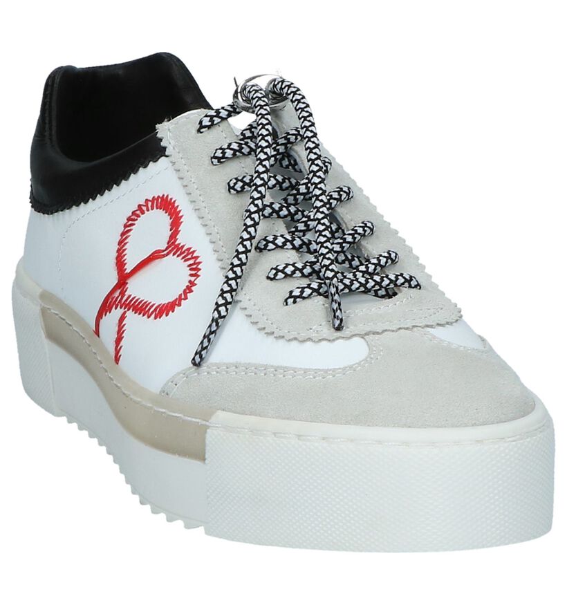 Bronx Baskets basses en Blanc en cuir (223874)
