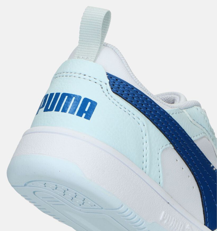 Puma Rebound v6 ac Baskets en Bleu pour filles, garçons (334493) - pour semelles orthopédiques