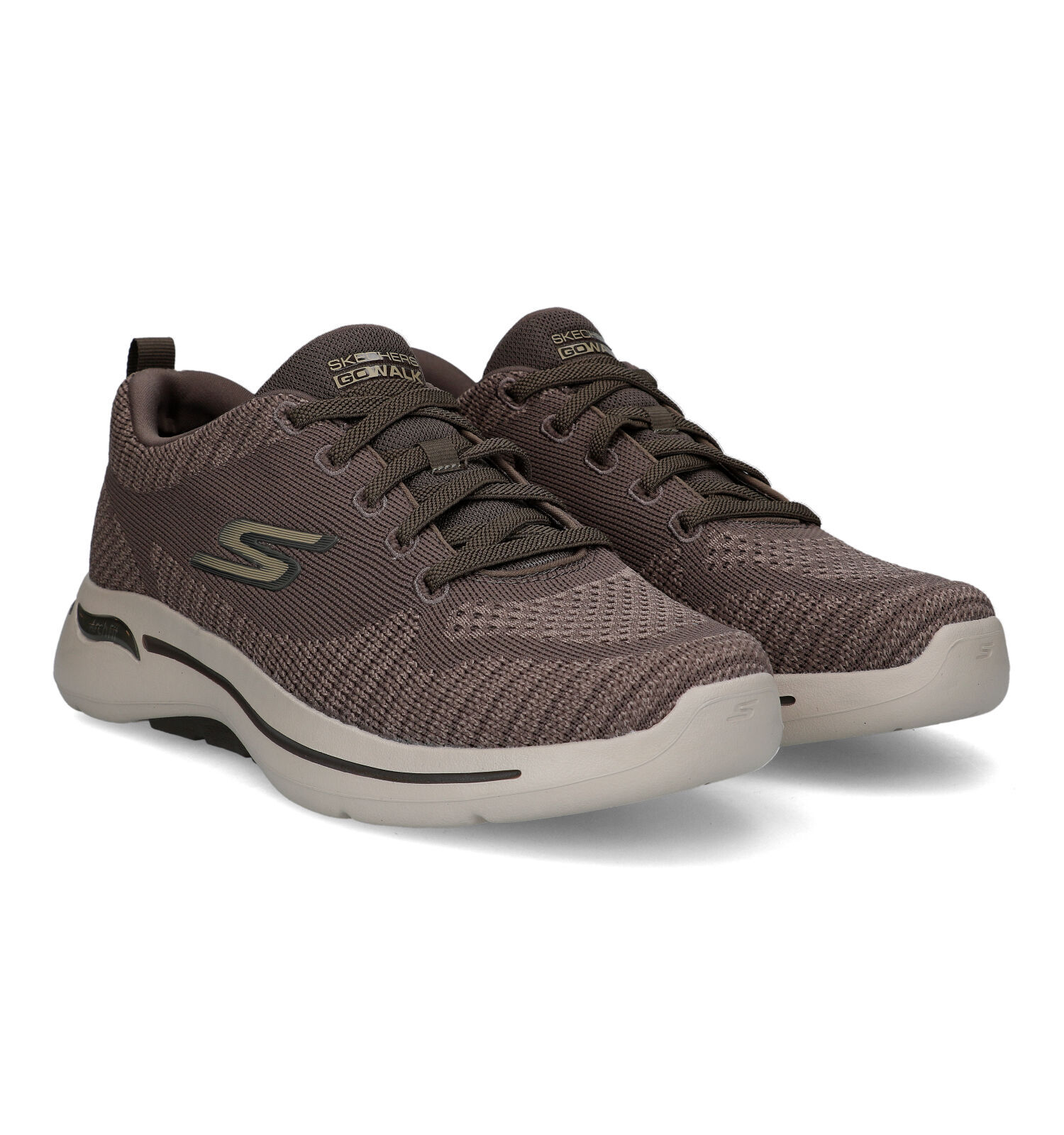 Skechers Go Walk Arch Fit Taupe Sneakers Heren Sneakers Online op TORFS.BE