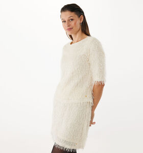 Mexx Ruffle Blouse en Beige pour femmes (362294)