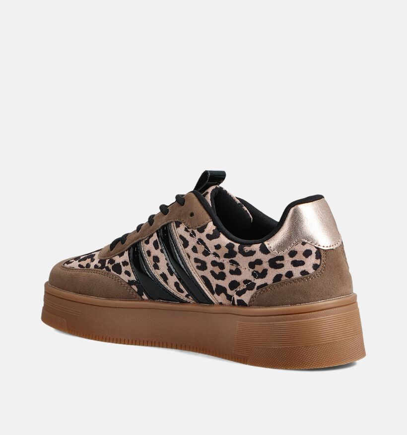 Posh by Poelman Bruine Sneakers voor dames (367971) - geschikt voor steunzolen