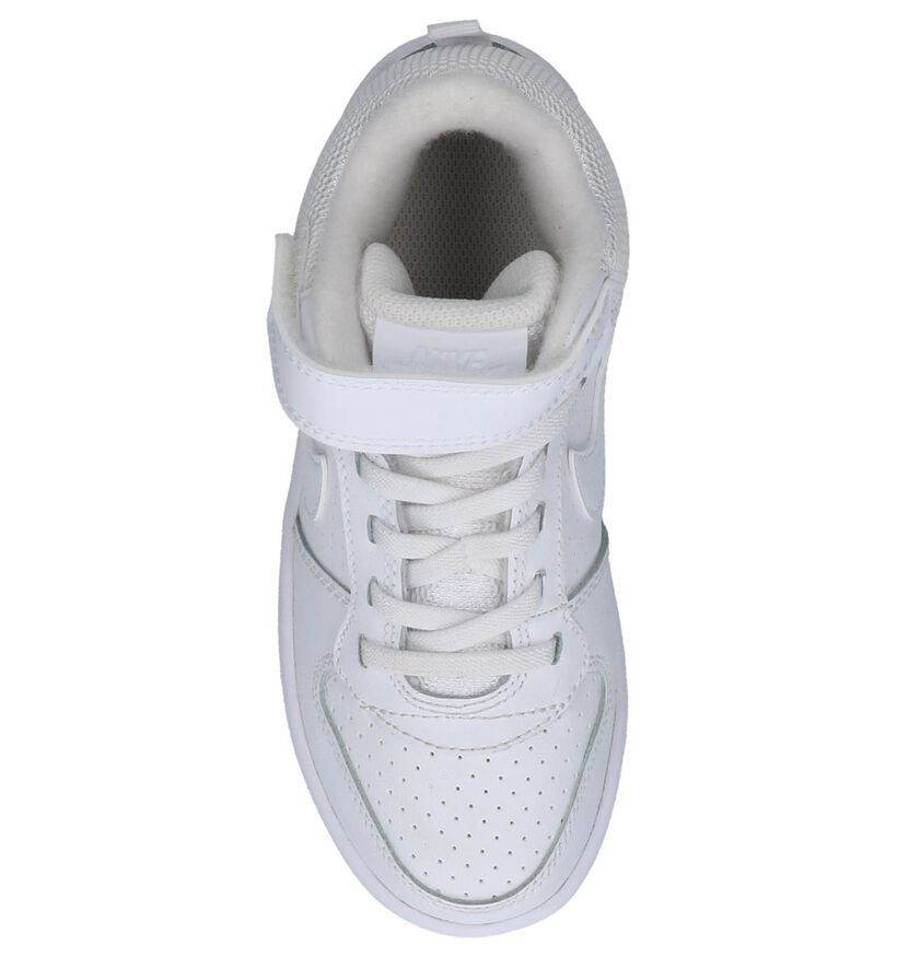 Court Borough Baskets hautes en Blanc en simili cuir (234339)