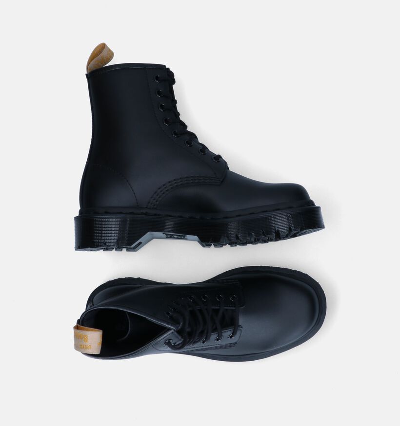 Dr. Martens Vegan 1460 Bex Mono Bottines en Noir pour femmes (303549)
