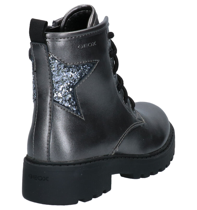 Geox Bottes en Gris foncé en simili cuir (273248)