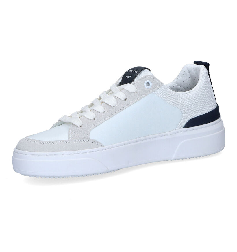 Björn Borg Chaussures à lacets en Blanc pour hommes (320604) - pour semelles orthopédiques