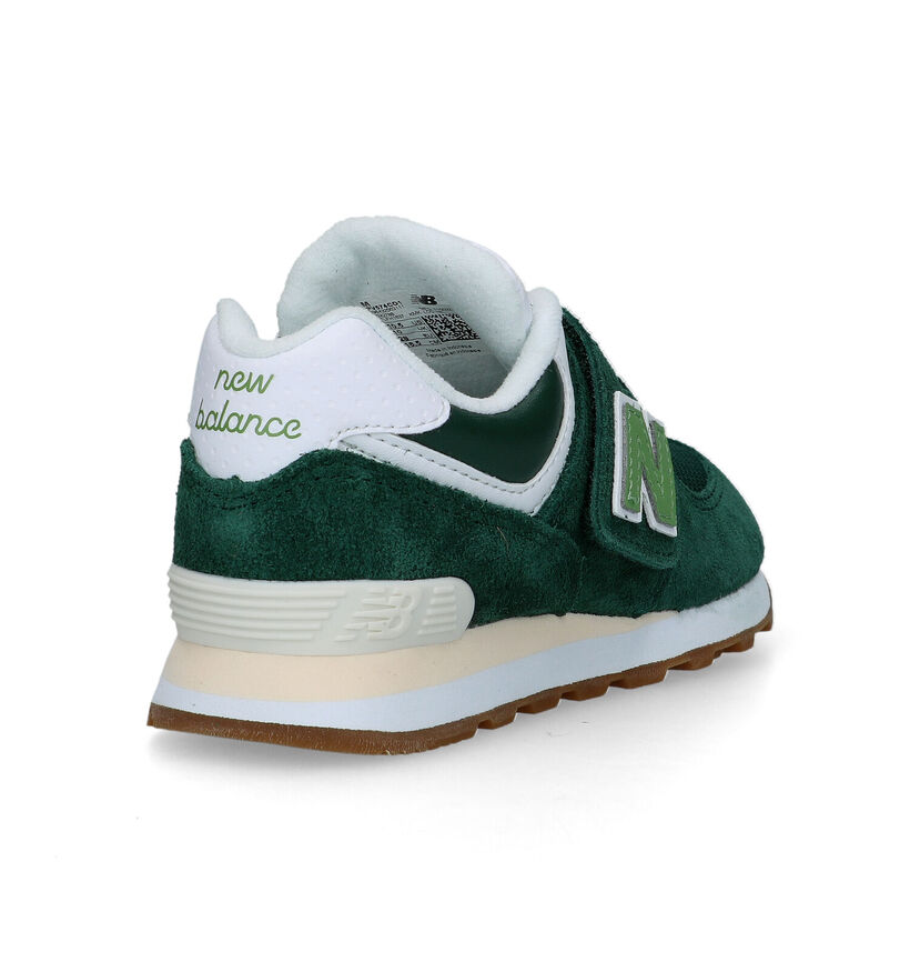 New Balance PV574 Groene Sneakers voor jongens (319260) - geschikt voor steunzolen