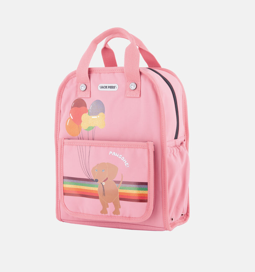 Jack Piers Dog Amsterdam Medium Sac à dos en Rose pour filles (361411)