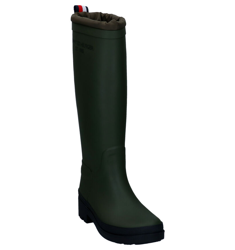 Tommy Hilfiger Bottes de pluie en Kaki en synthétique (295181)