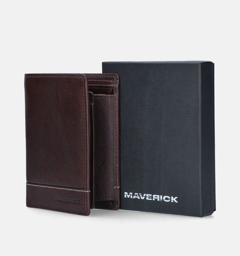 Maverick Portefeuille en Marron pour hommes (358824)
