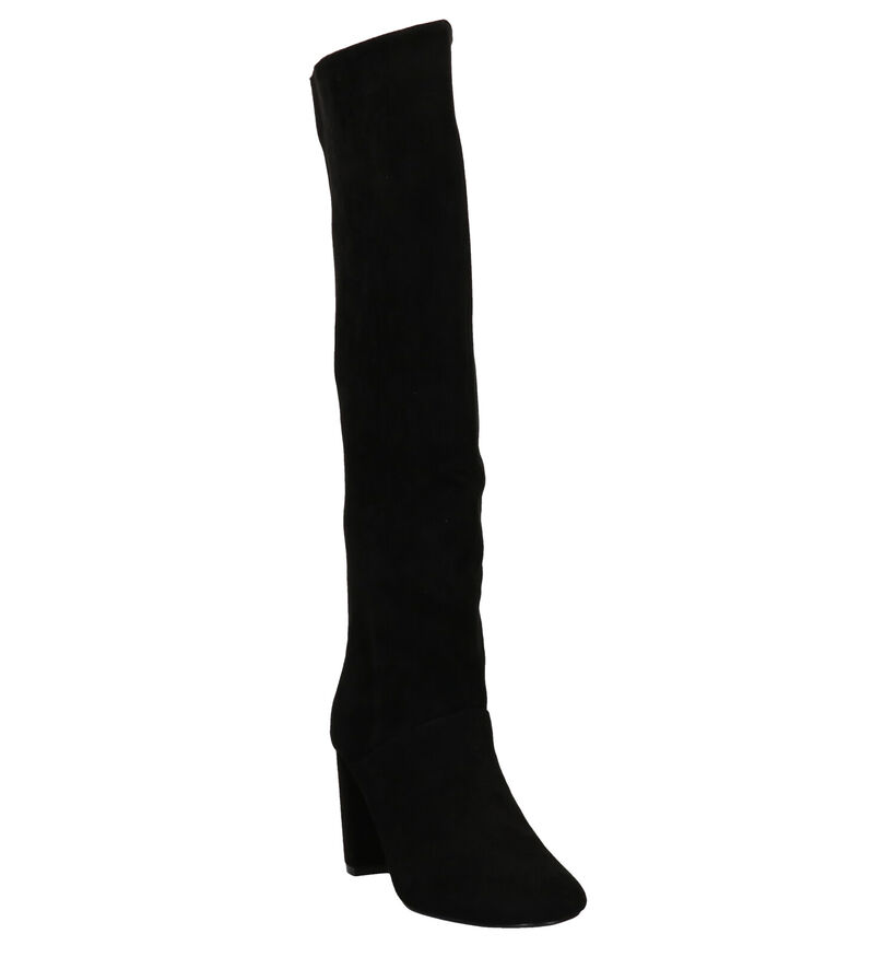 Vanessa Wu Bottes hautes en Noir en textile (292602)