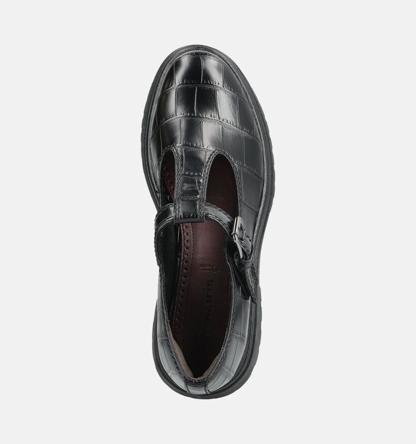 Tamaris Chaussures &agrave; enfiler en Noir pour femmes (376708)
