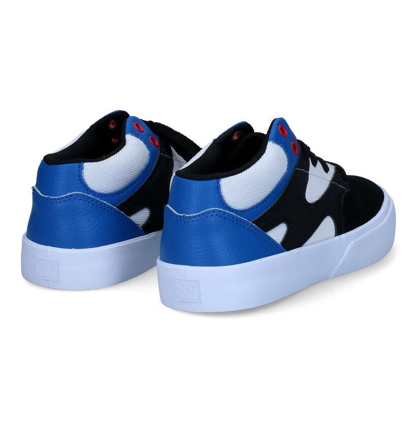 DC Shoes Kalis Vulc Mid Zwarte Sneakers in daim (303061)