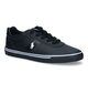 Polo Ralph Lauren Hanford Zwarte Veterschoenen in leer (313109)