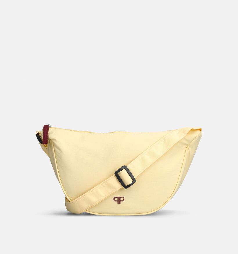 Pieces Amanda Logo Bumbag Sac port&eacute; crois&eacute; en Jaune pour femmes (367121)
