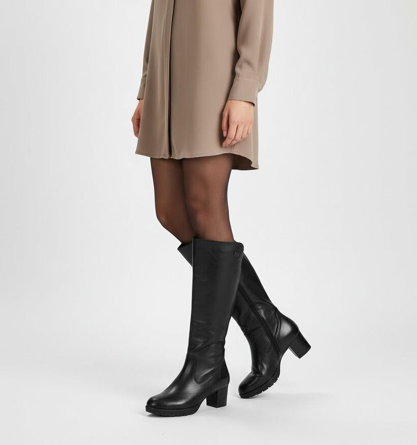 Rieker Bottes hautes en Noir pour femmes (363521) - pour semelles orthopédiques