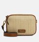 Tamaris Fernanda Beige Raffia Crossbodytas voor dames (355689)