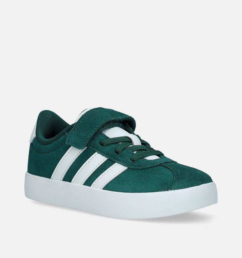 adidas VL Court 3.0 EL Groene Sneakers voor meisjes, jongens (334756)