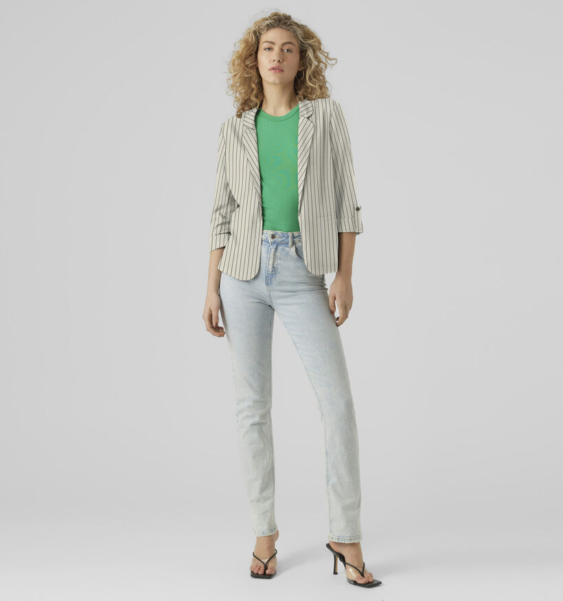 Vero Moda Jesmilo 3/4 Blazer en Beige pour femmes (367171)