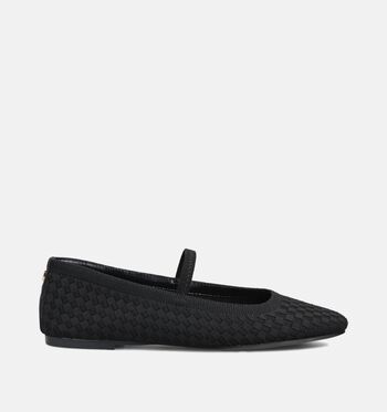 La Strada Chaussures plates Noir/Bordeaux