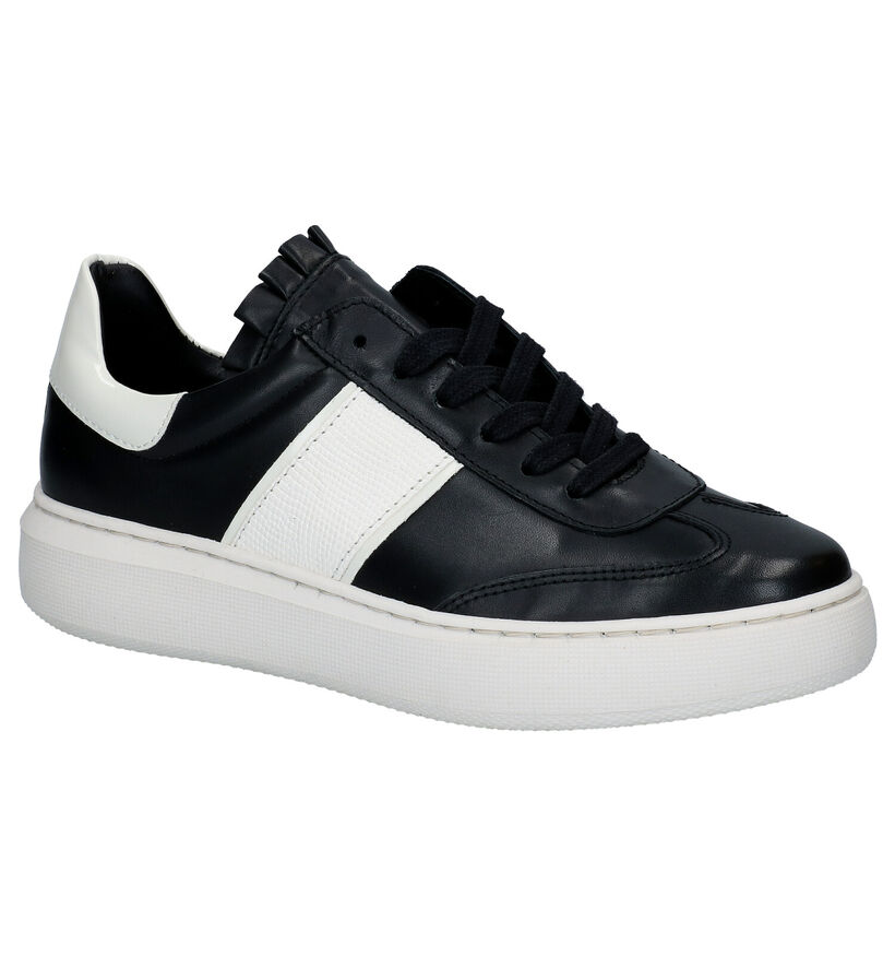 Tango Ingeborg Zwarte Veterschoenen in leer (298483)