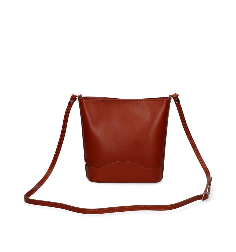 Time Mode VIT Cognac Crossbody Tas in leer (311068)