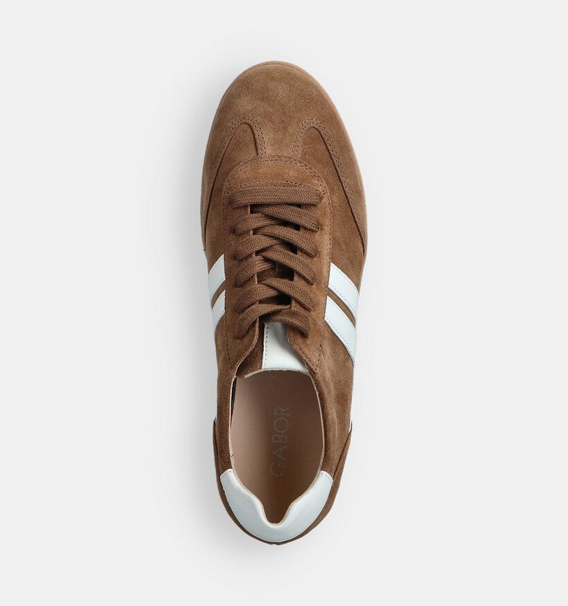 Gabor Bruine Sneakers voor dames (371280) - geschikt voor steunzolen