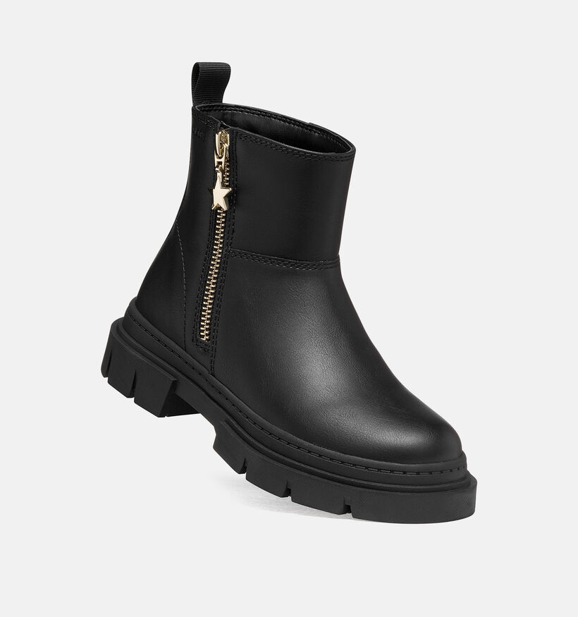 Geox Karsyn Bottes courtes en Noir pour filles (376259) - pour semelles orthop&eacute;diques