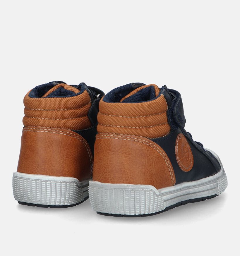 Milo & Mila Chaussures hautes en Bleu pour garçons (329527)