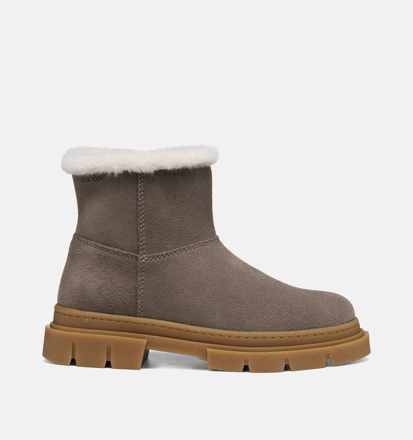 Geox Geox Karsyn Girl Bottes courtes en Taupe pour filles (376260)