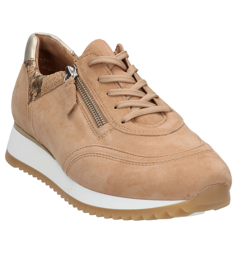 Gabor Optifit Cognac Sneakers in daim (271535)