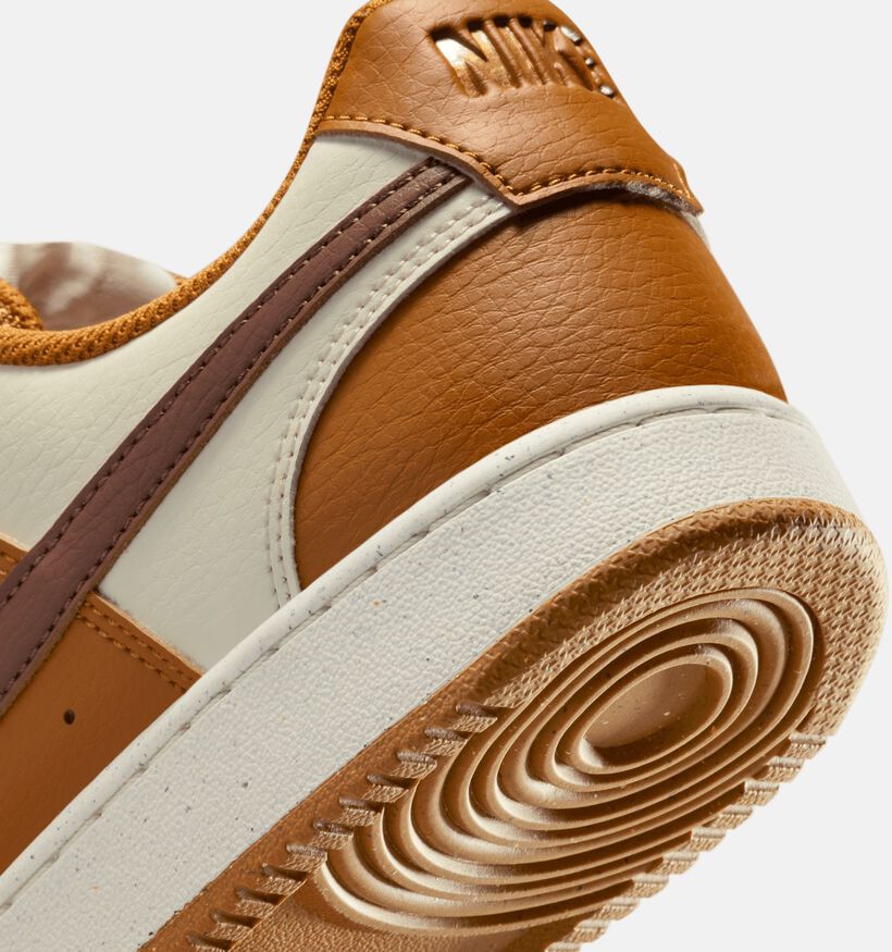 Nike Court Vision Low Cognac Sneakers voor dames (359905) - geschikt voor steunzolen