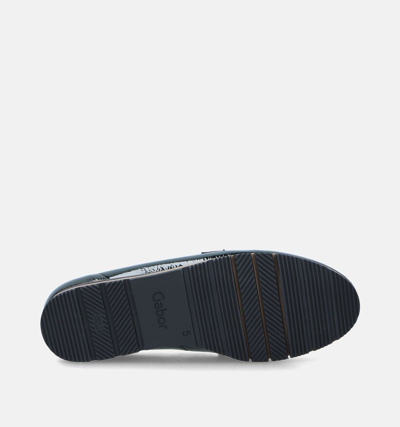 Gabor OptiFit Mocassins en Vert pour femmes (344812) - pour semelles orthopédiques