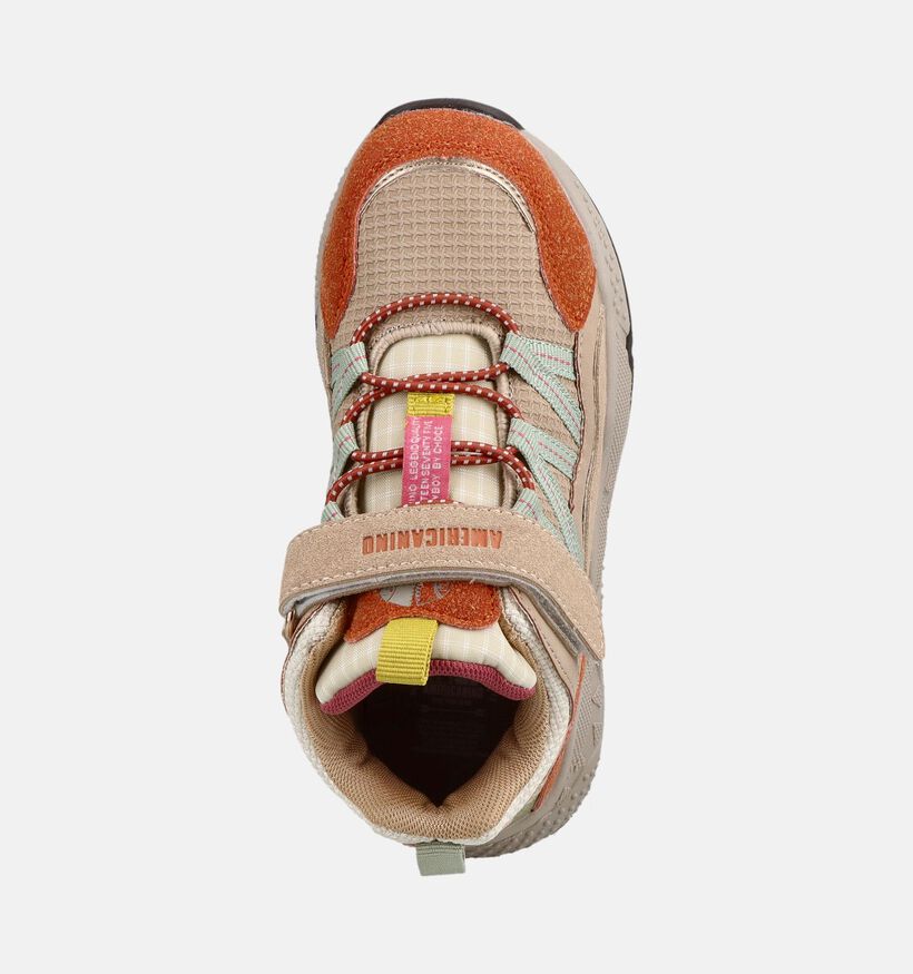 Americanino Baskets montantes en Beige pour filles (384363) - pour semelles orthop&eacute;diques